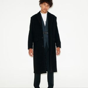 Weekday Black Wool Winter Coat